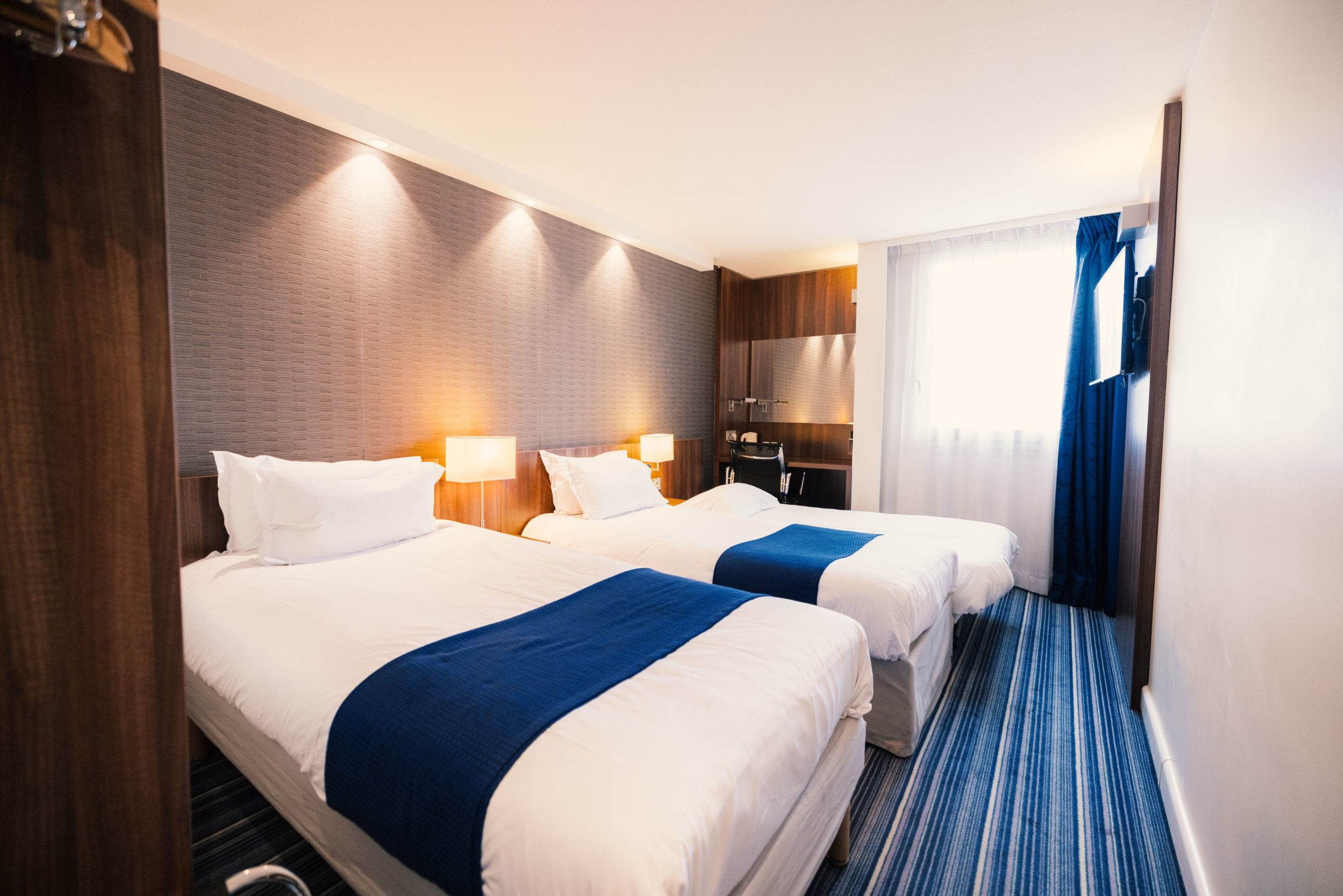 Holiday Inn Express Lille - Lits Jumeaux et lit d'appoint- Nos Chambres